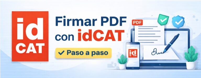 Cómo firmar un PDF con IDcat